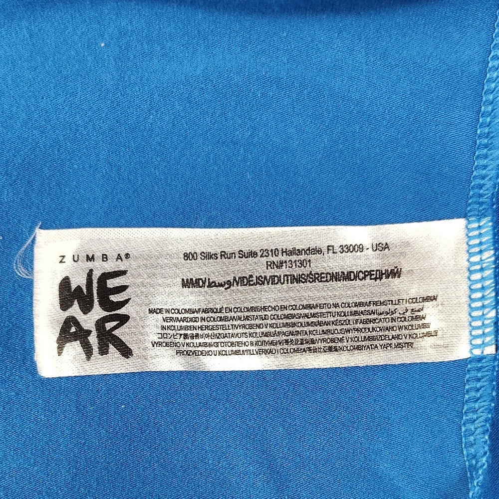 Zumba Fitness Blue Game Tank Top - Picture 5 of 5